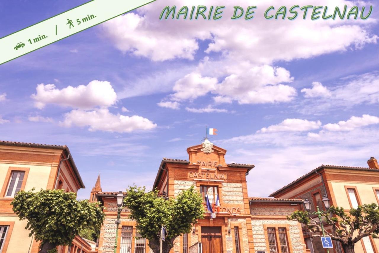 Le Cosy Eurocentre ► Terrasse ► Parking ► Wifi ► 24/24 Apartment Castelnau-d'Estretefonds Exterior photo